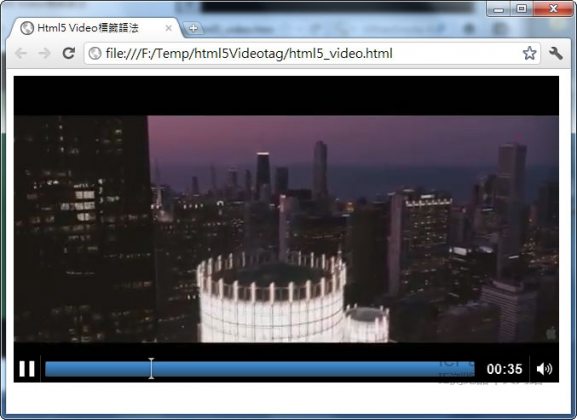 html5 video